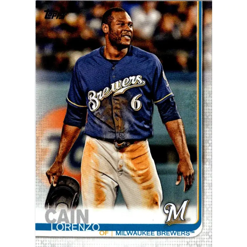 2019 Topps Milwaukee Brewers Lorenzo Cain #MB-2