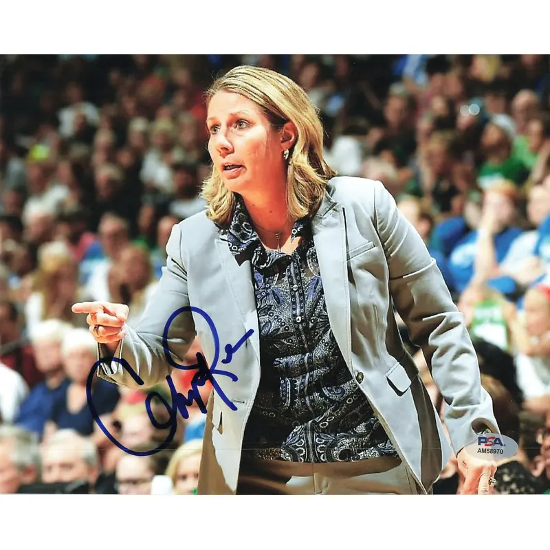 CHERYL REEVE Signed 8x10 photo WNBA PSA/DNA Autographed Lynx