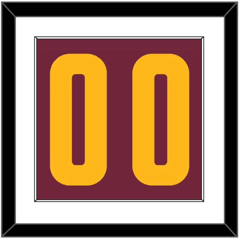 Cleveland Number - Road Red (2010-2017) - Single Mat 1