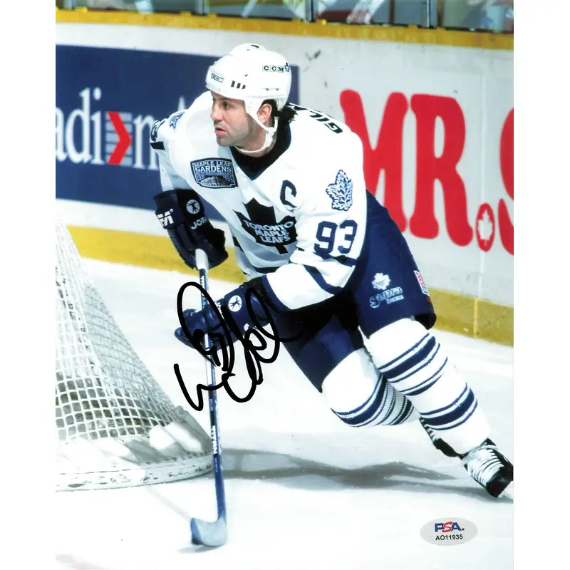 Doug Gilmour signed 8x10 photo PSA/DNA Toronto Maple Leafs Autographed