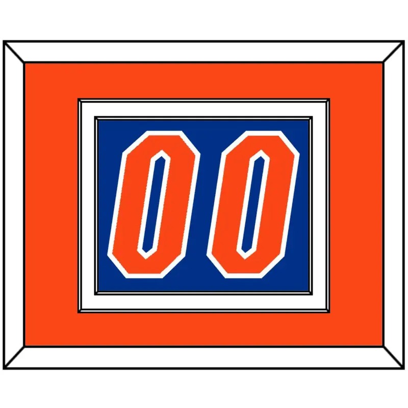 Florida Basketball Number - Road Blue (2017-2018) - Double Mat 3