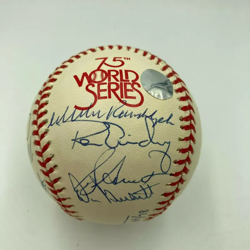 1978 New York Yankees World Series Champs Team Signed W.S. Baseball JSA COA