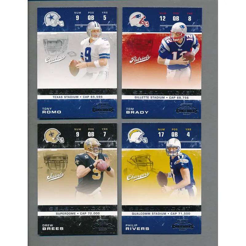 2007 Playoff Contenders Football Complete Set (100) NM/MT MT