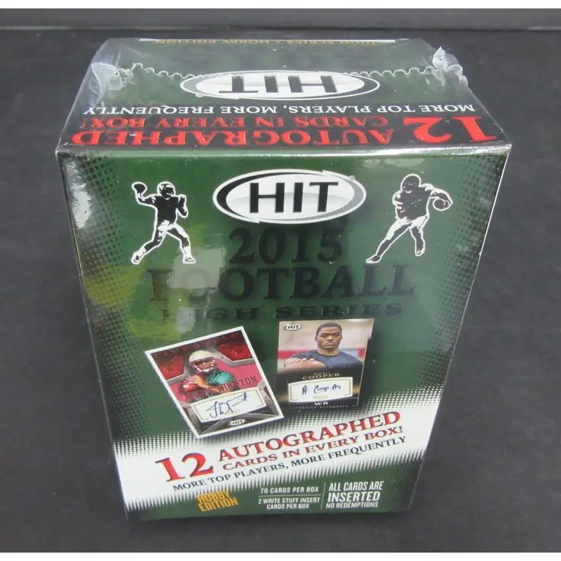 2015 Sage Hit Football High Series Box (Hobby) (12 autos)