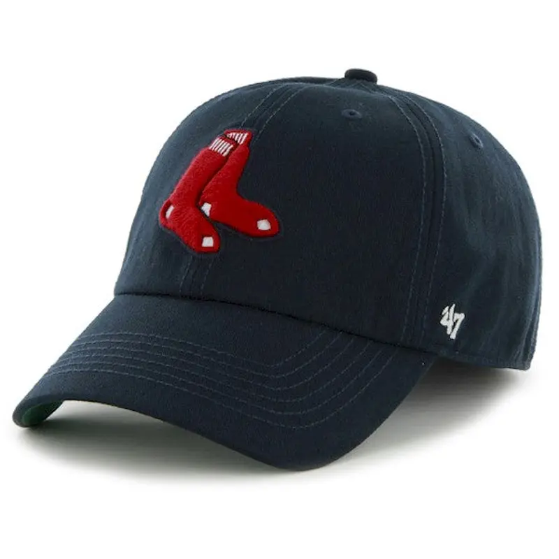 Red Sox Hat Fitted Navy w/ 2 Socks Premium Franchise