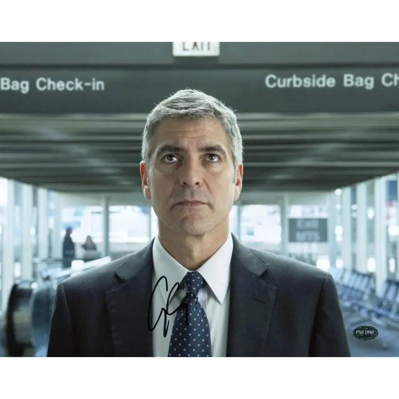 George Clooney Up In The Air Signed Authentic 11X14 Photo PSA/DNA #J51584