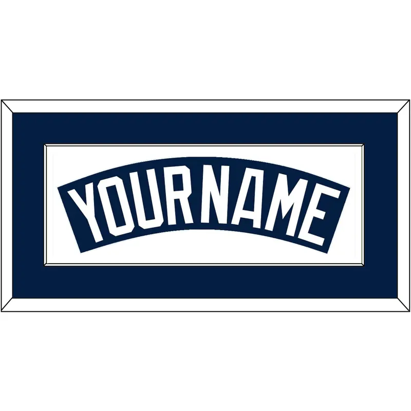 Tampa Bay Nameplate - Alternate Navy (2009-2018) - Single Mat 1