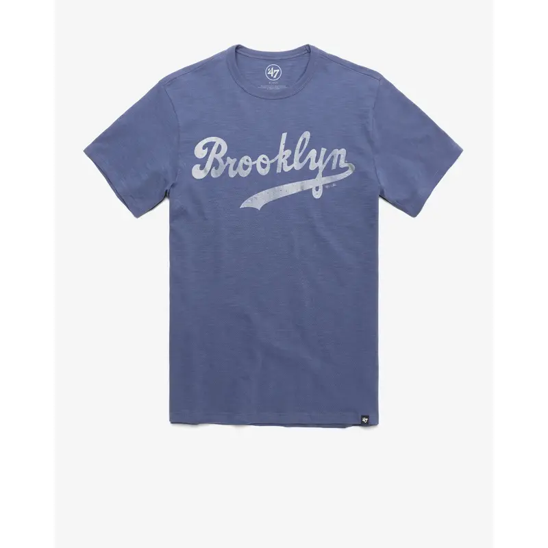 LOS ANGELES DODGERS COOPERSTOWN GRIT WORDMARK '47 SCRUM TEE