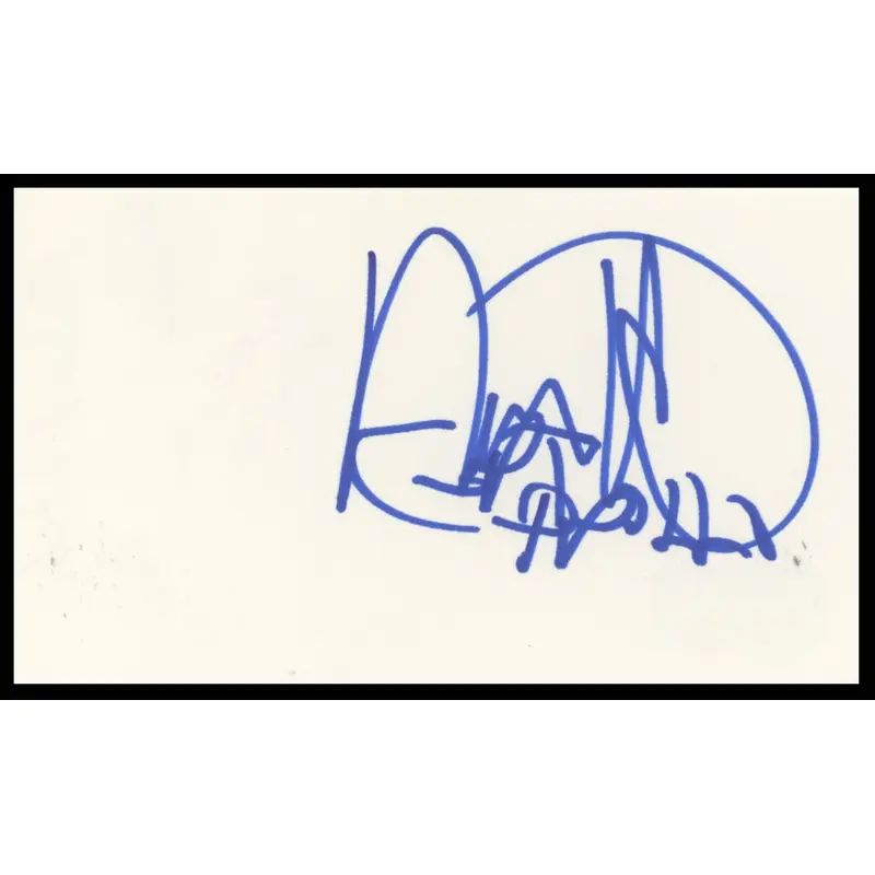 Richard Hatch All My Children Authentic Signed 3x5 Index Card BAS #BR26819