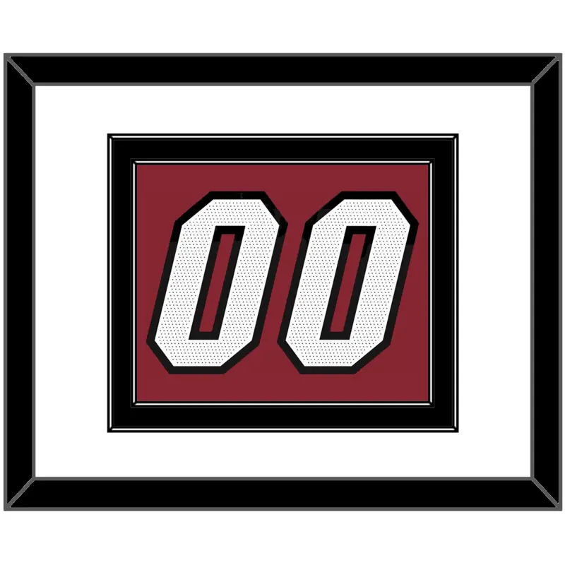 Miami Number - Red Statement - Double Mat 1