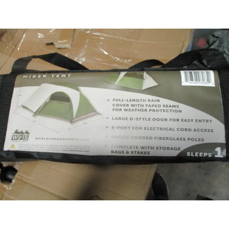 New WFS BIVY Ranger 1 Person Tent
