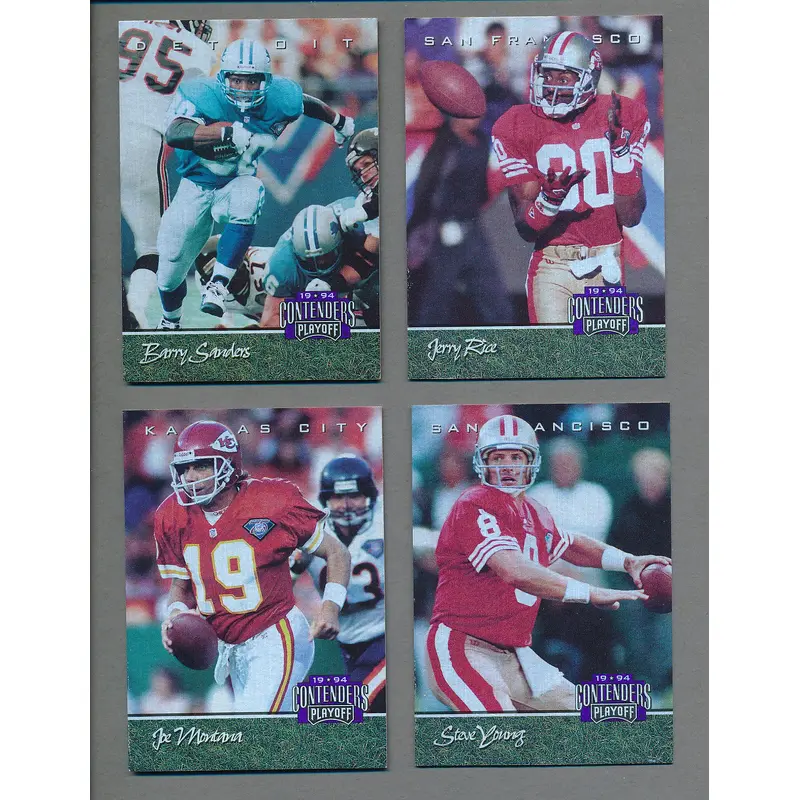 1994 Playoff Contenders Football Complete Set (w/ Inserts) (120) NM/MT MT
