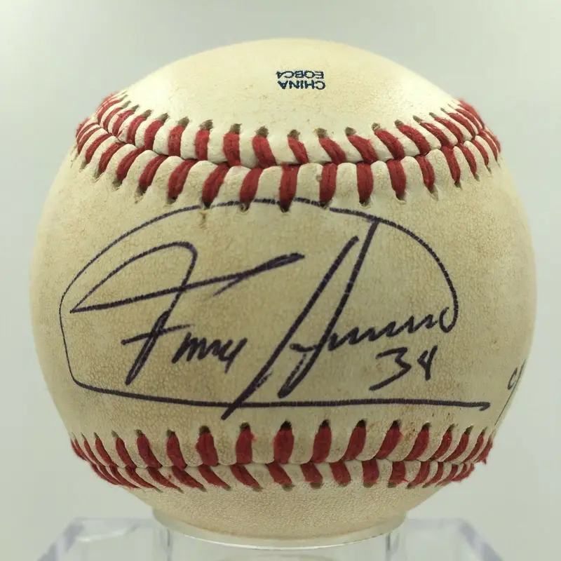 Felix Hernandez CY Young 2010 Signed Game Used Venezuela Baseball PSA DNA COA