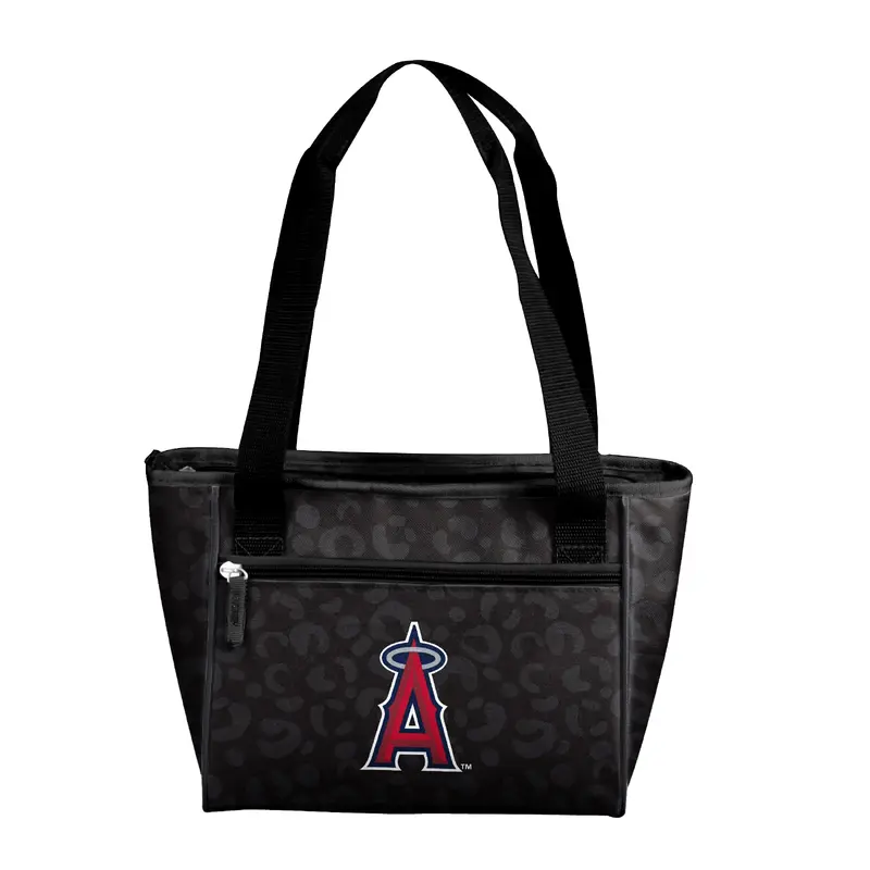 LA Angels Leopard Print 16 Can Cooler Tote