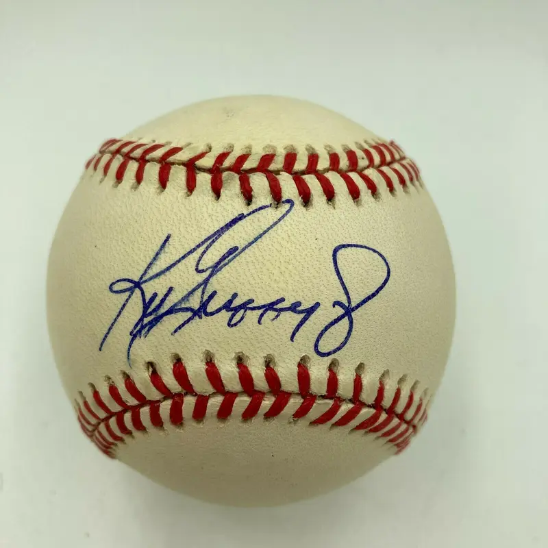 Nice Ken Griffey Jr. Signed Official American League Baseball With JSA COA