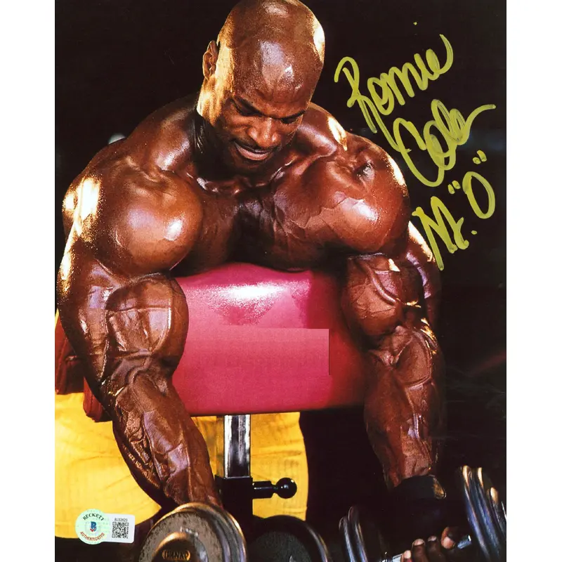 Ronnie Coleman "Mr. 'O'" Authentic Signed 8x10 Photo Autographed BAS #BJ32623