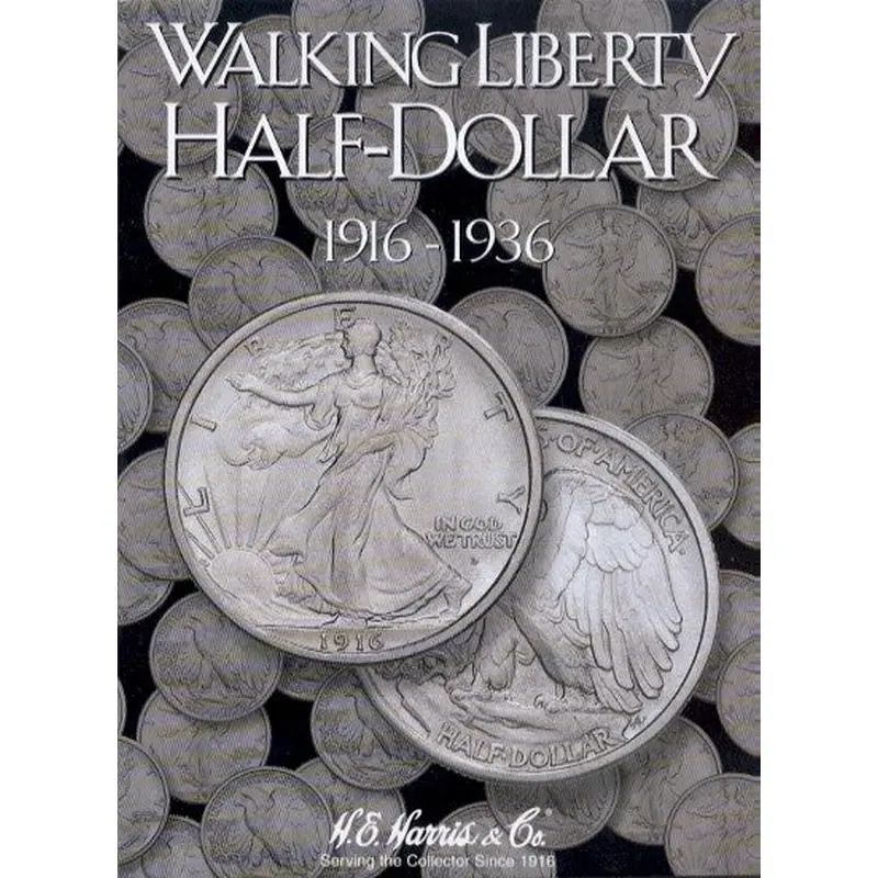 Half Dollar - Walking Liberty Album Folder 1916-1936