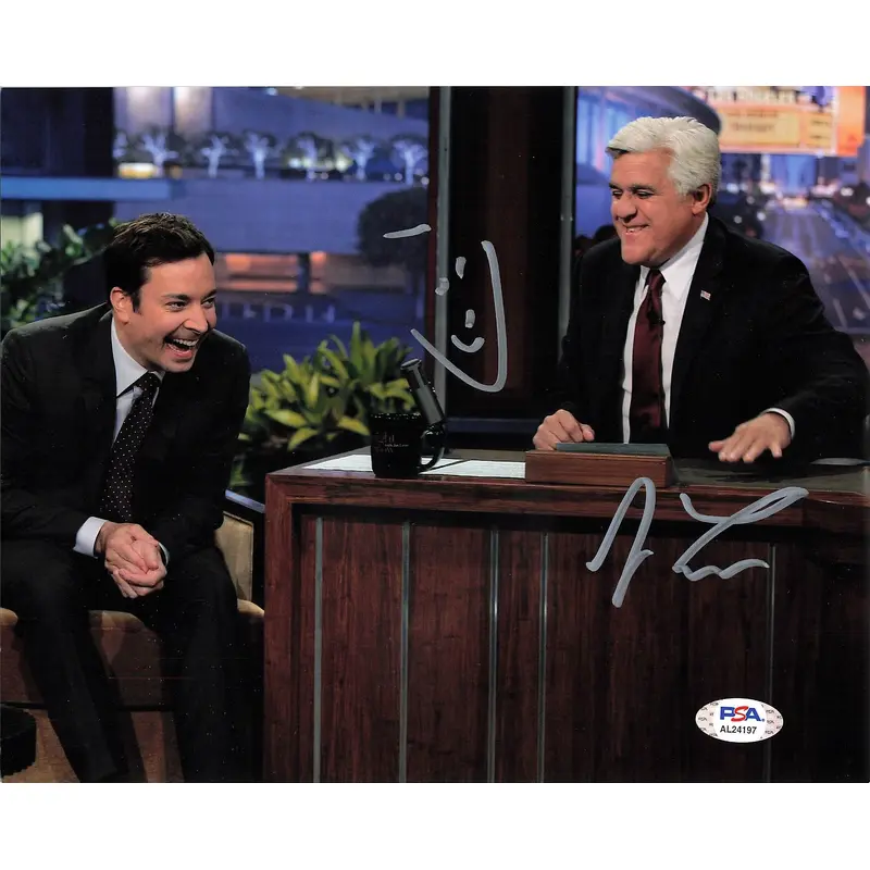 Jay Leno signed 8x10 photo PSA/DNA Autographed