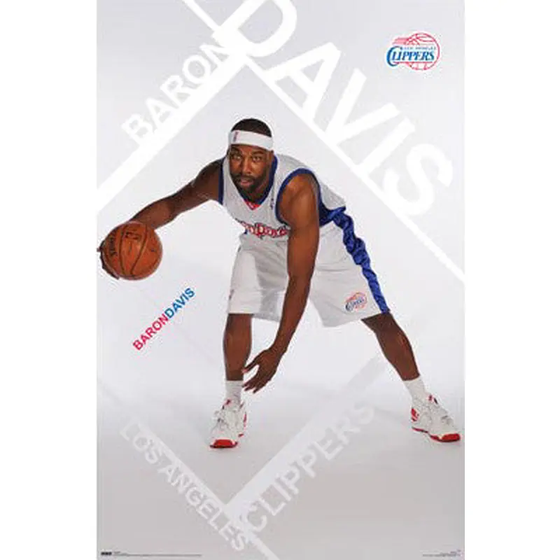 Baron Davis "Bring It!" Los Angeles Clippers Poster - Costacos 2008
