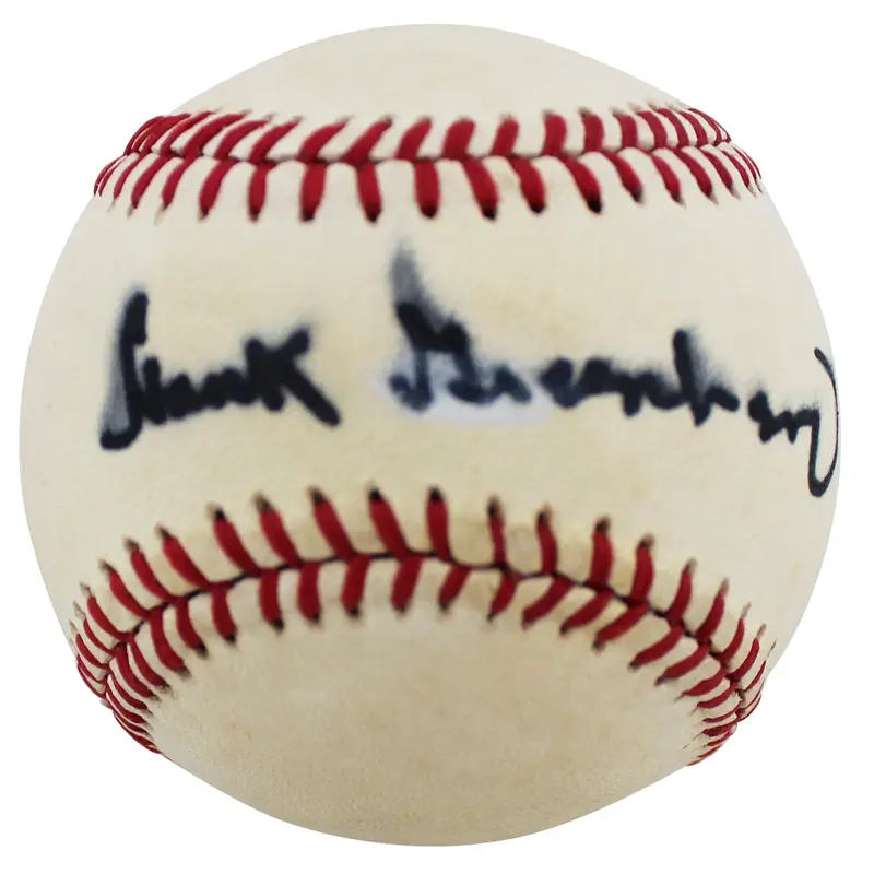 Tigers Hank Greenberg Authentic Signed 1983 All Star Game Baseball BAS #A41701