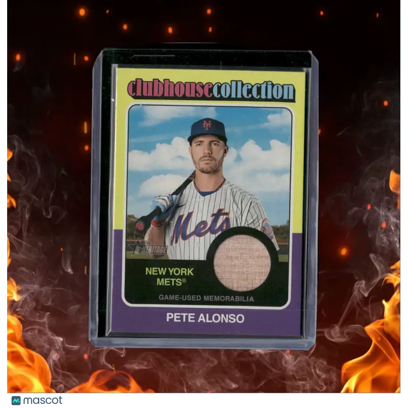 2023 Topps Heritage Clubhouse Collection Relics Pete Alonso #CCR-PA