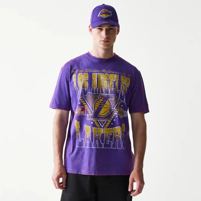 LA Lakers NBA Sport Classic Purple T-Shirt