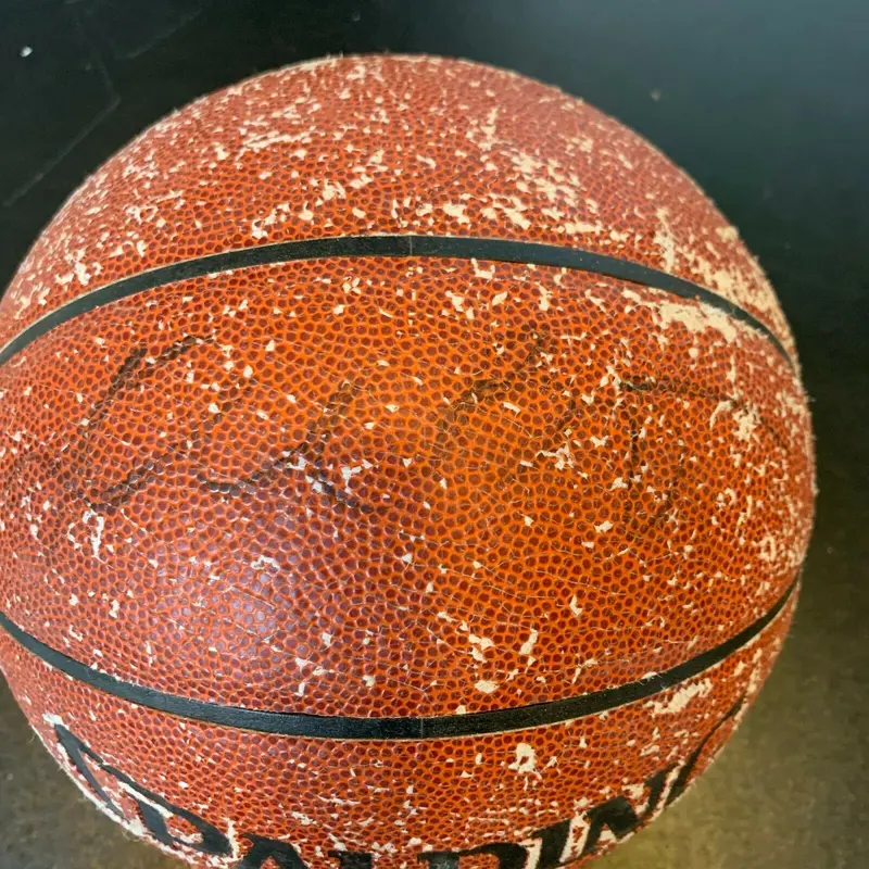 Kobe Bryant Signed Autographed Spalding NBA Basketball PSA DNA Sticker