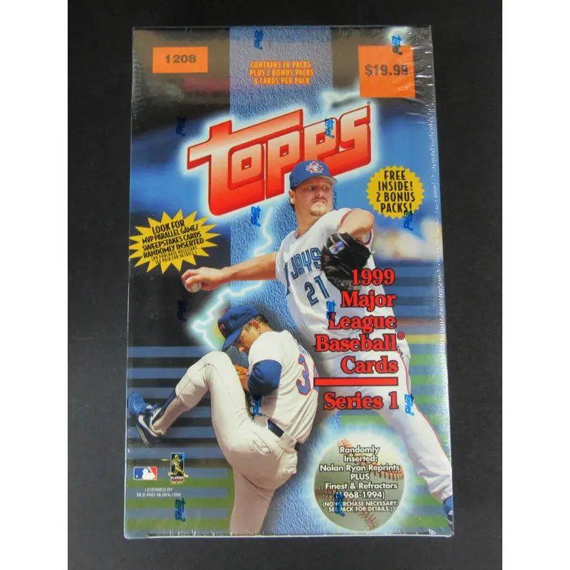 1999 Topps Baseball Series 1 Blaster Box (22/8)
