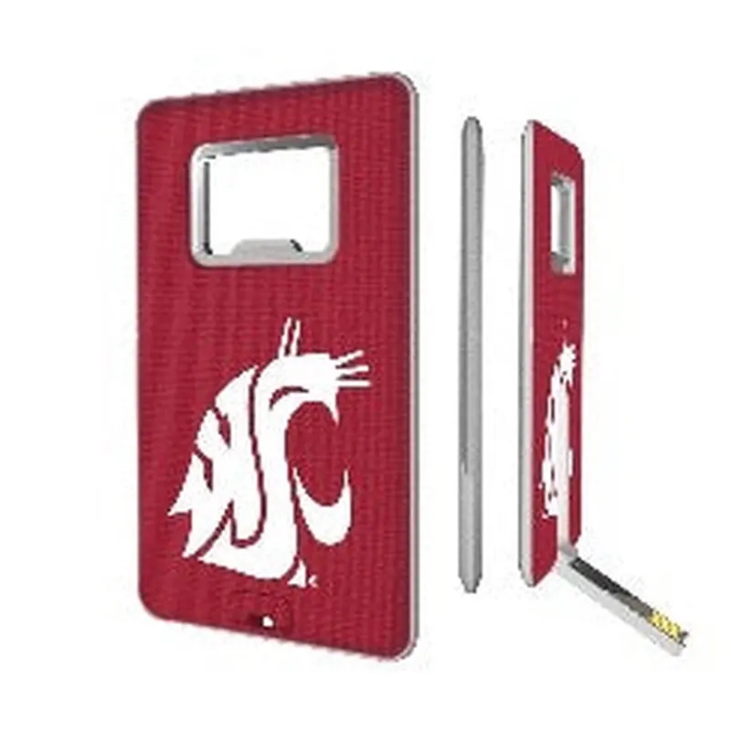 WSU Cougars Credit Card USB Drive W/Bottle Opener