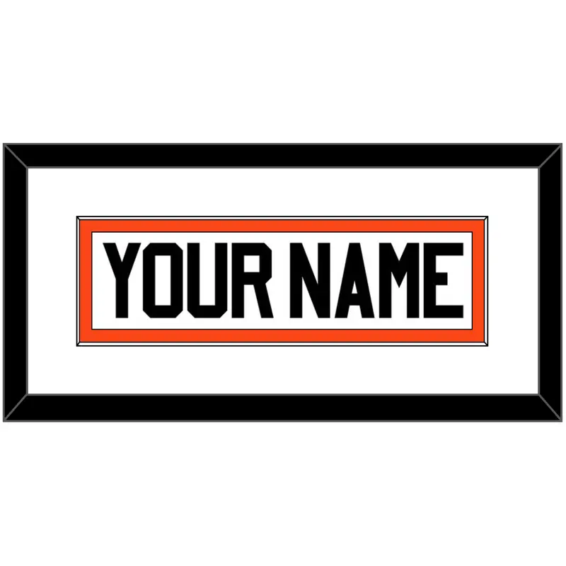 Philadelphia Nameplate - Home White (1983-2007) - Single Mat 1