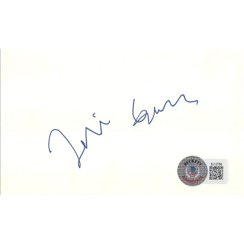 Teri Garr Young Frankenstein Authentic Signed 3x5 Index Card BAS #BJ12786