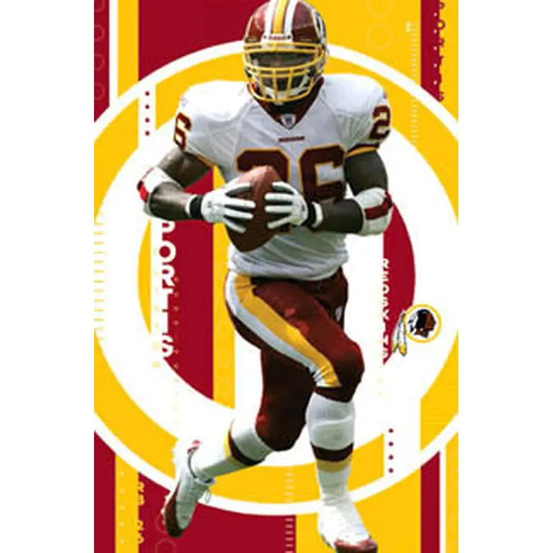 Clinton Portis "Superstar" Washington Redskins Poster - Costacos 2004