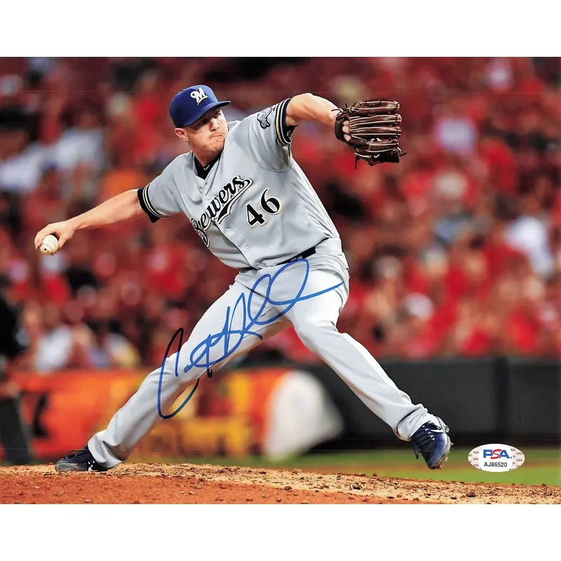 COREY KNEBEL signed 8x10 photo PSA/DNA Milwaukee Brewers Autographed