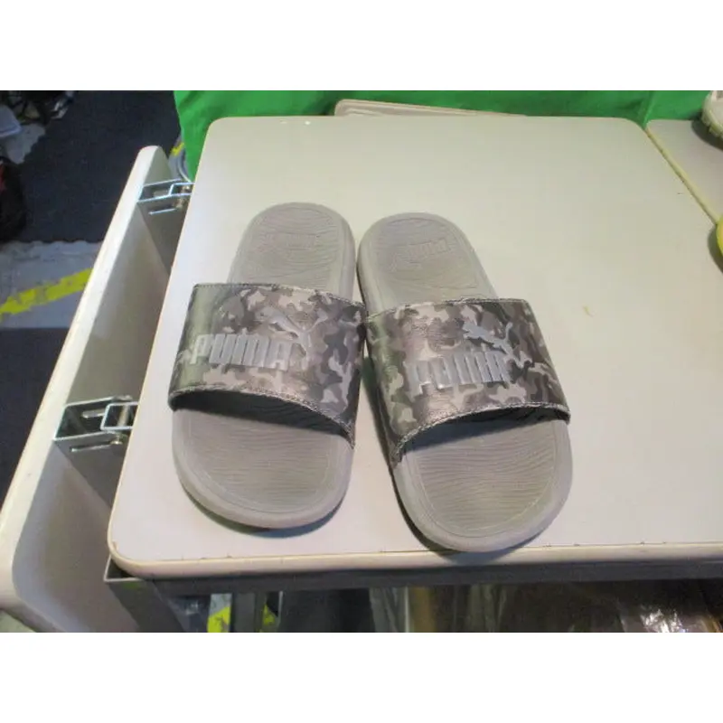 Used Puma Slide On Sandals Size 8