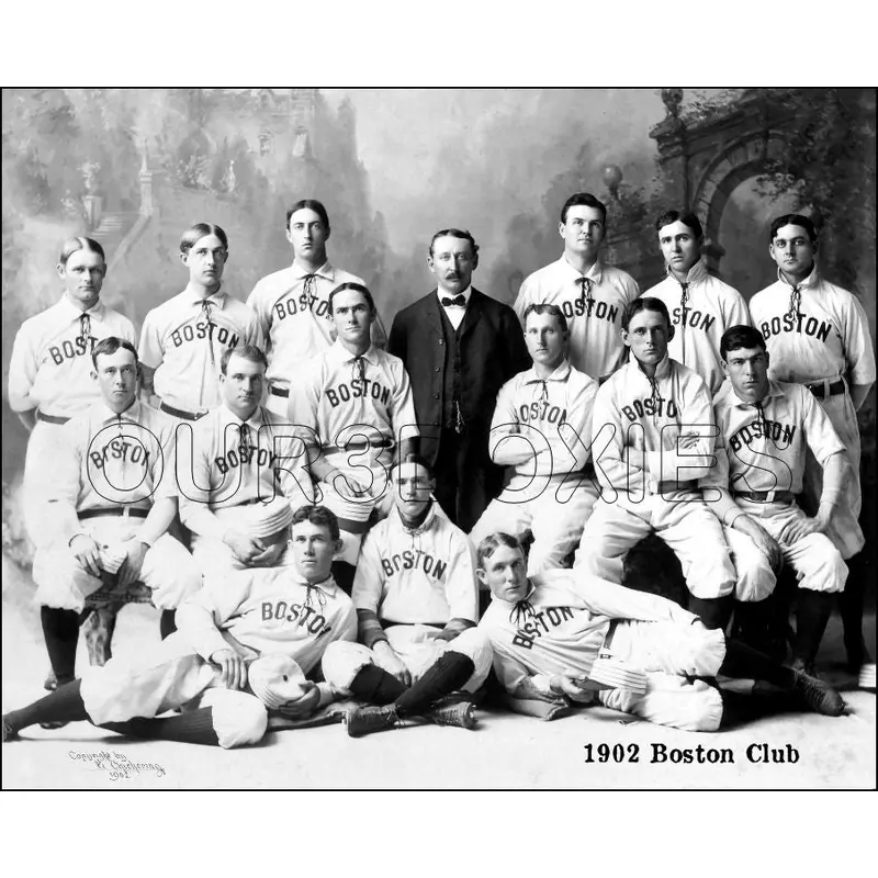1902 Boston Beaneaters 8X10 Photo -  Willis Tenney Moran Braves - 1153
