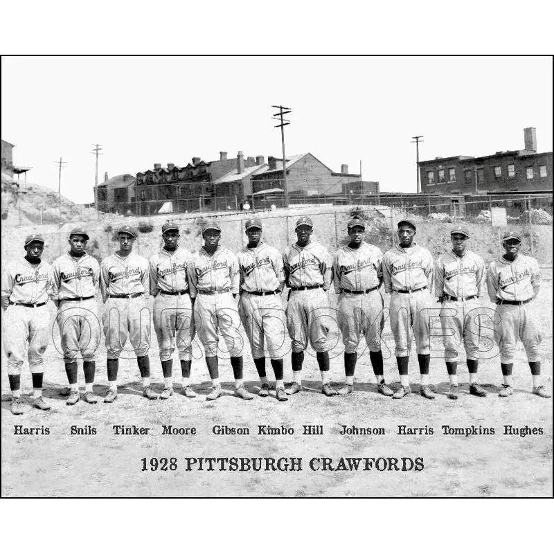 1928 Pittsburgh Crawfords 8X10 Photo - 16 Year Old Josh Gibson - 1209