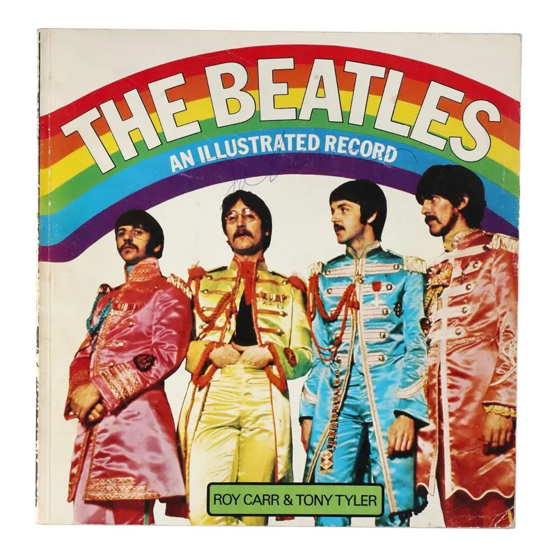 1975 John Lennon Signed The Beatles Book Sgt Peppers Lonely Hearts Club Band BAS