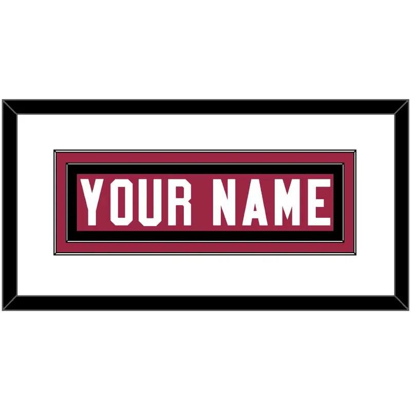 Arizona Nameplate - Home Red - Double Mat 3