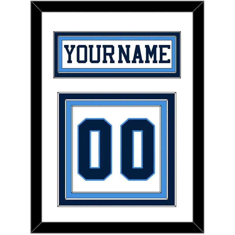 Pittsburgh Nameplate & Number (Back) - Home White (1977-1980) - Triple Mat 1