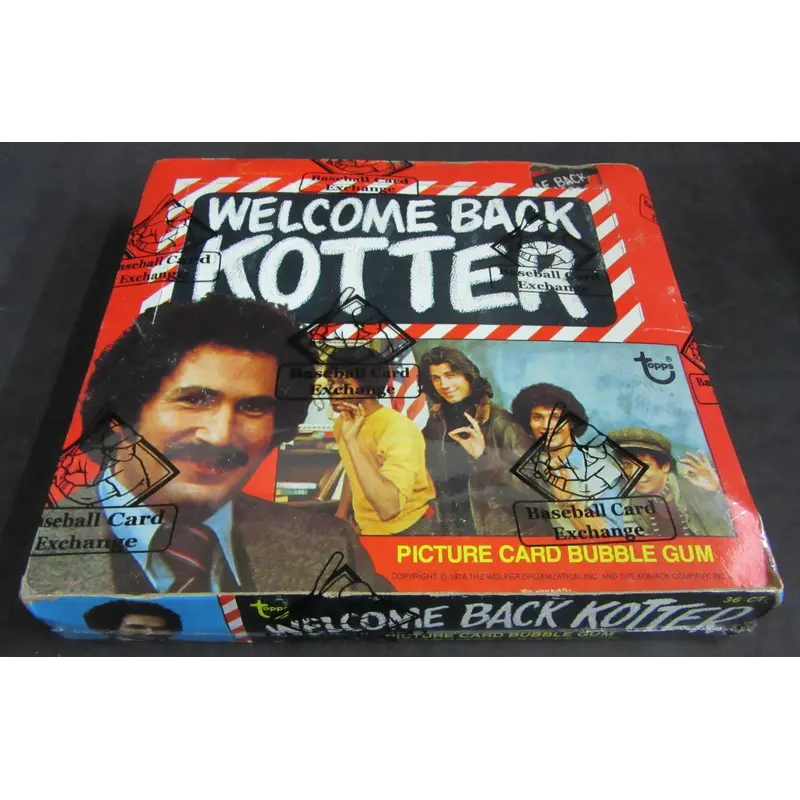 1976 Topps Welcome Back Kotter Wax Box (BBCE) (Read)