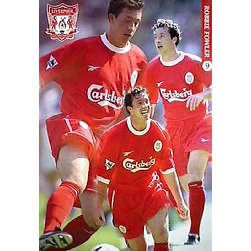 Robbie Fowler "Action" Liverpool FC EPL Football Action Poster - UK 1999