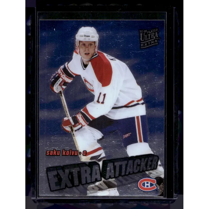 1995-96 Fleer Ultra Extra - Extra Attacker - Saku Koivu #12