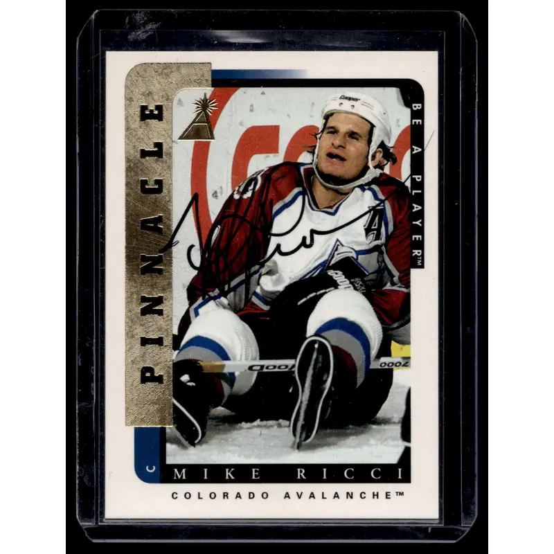 1996-97 Pinnacle Be A Player - Autographs - Mike Ricci #116