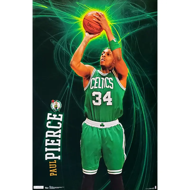 Paul Pierce "Electrified" Boston Celtics NBA Action Poster - Costacos 2012