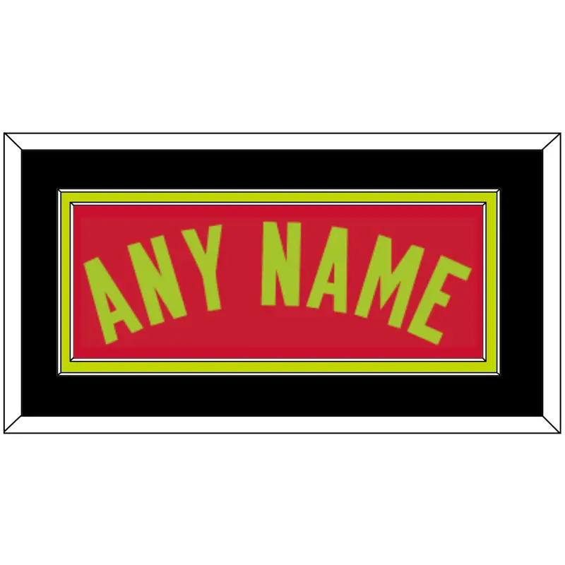 Atlanta Name - Red Icon (2015-2020) - Double Mat 2