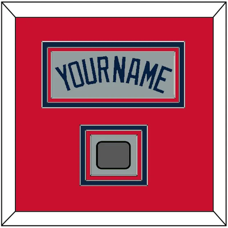 Boston Name & World Series Champions Patch - Road Gray (2009-2013) - Triple Mat 2