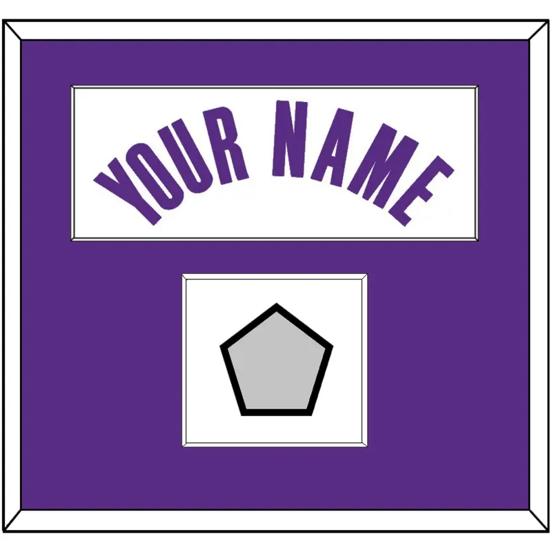 Los Angeles Name & Trophy Patch - White Association - Single Mat 1