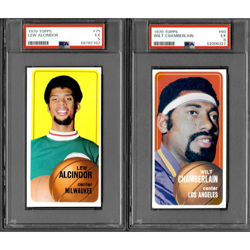 1970/71 Topps Basketball Complete Set (175) EX EX/MT (w/ PSA) (24-576)