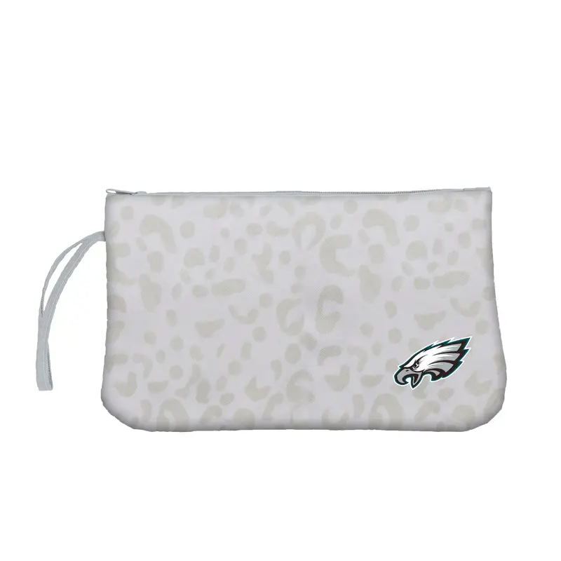 Philadelphia Eagles Leopard Print Wristlet