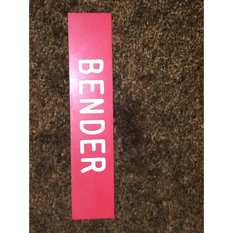 1976 Bob Bender Indiana University Locker Name Tag